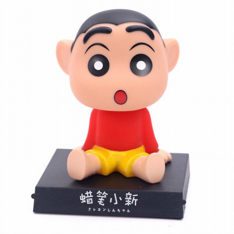 CrayonShin Shake head Boxed Figure Decoration Mobile phone holder