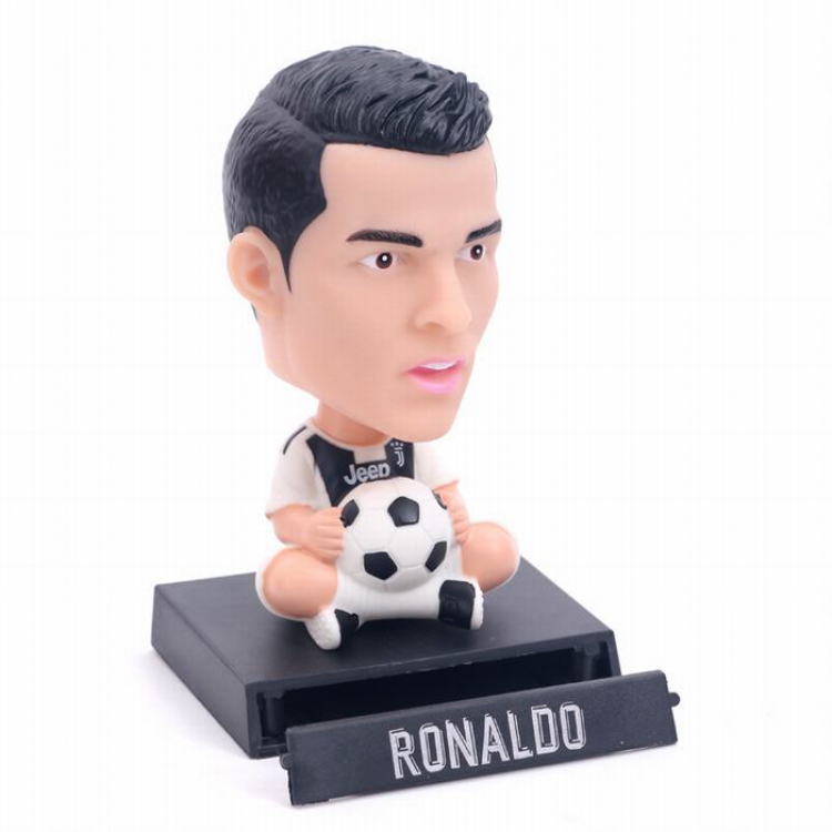 Football Shake head Boxed Figure Decoration Mobile phone holder