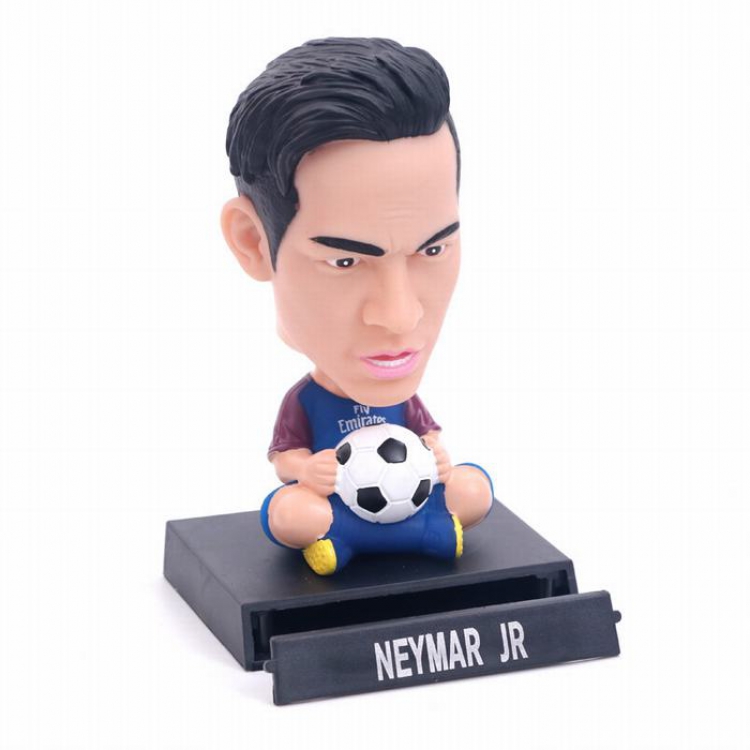 Football Shake head Boxed Figure Decoration Mobile phone holder