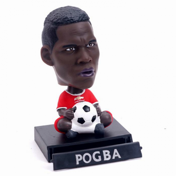 Football Shake head Boxed Figure Decoration Mobile phone holder