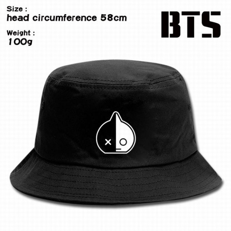 BTS BT21 Canvas Fisherman Hat Cap