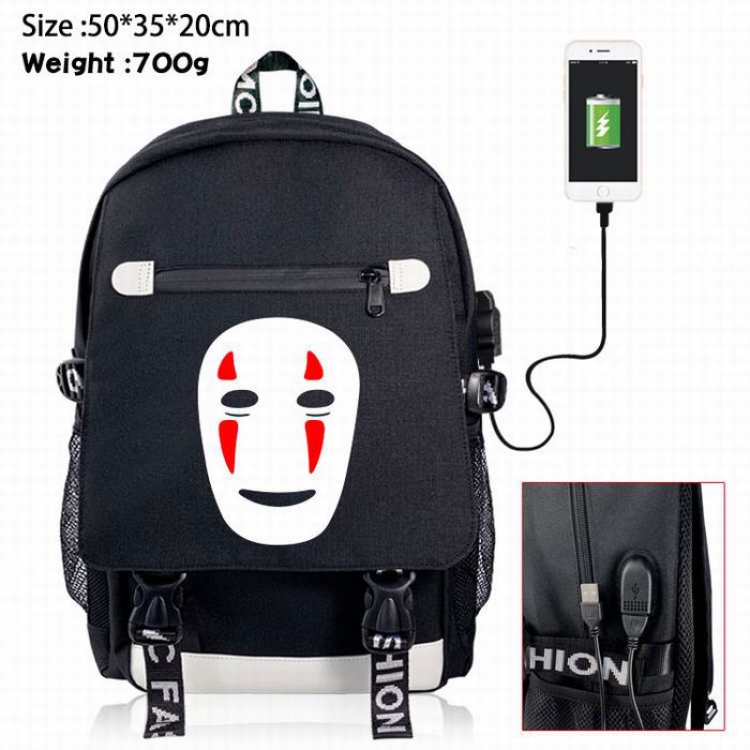 Spirited Away Canvas Data line Backpack Bag