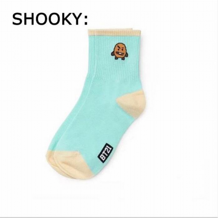 BTS BT21 stockings socks price for 3 pairs