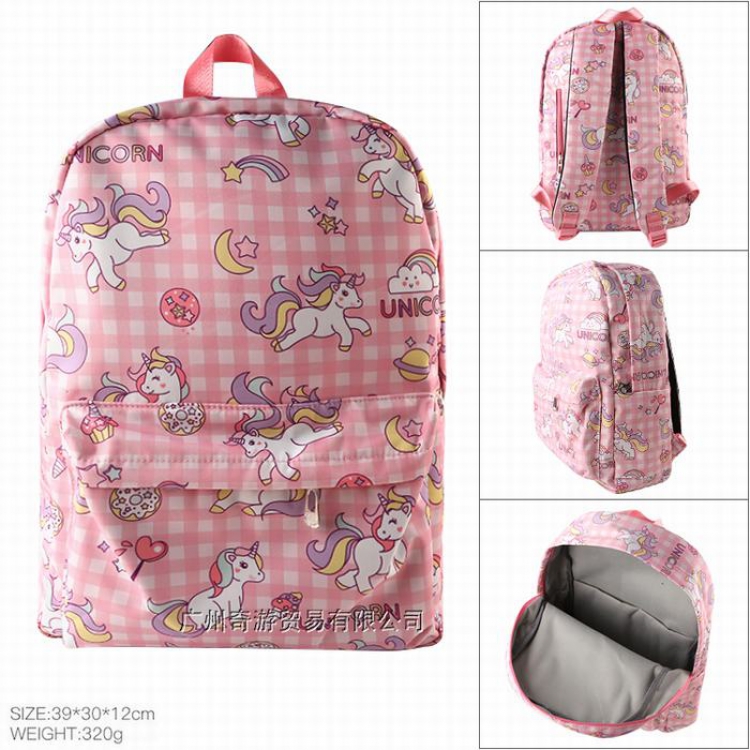 Unicorn Cotton imitation nylon composite waterproof fabric Backpack bag