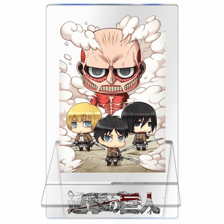 Shingeki no Kyojin Transparent acrylic phone holder 13CM Style A