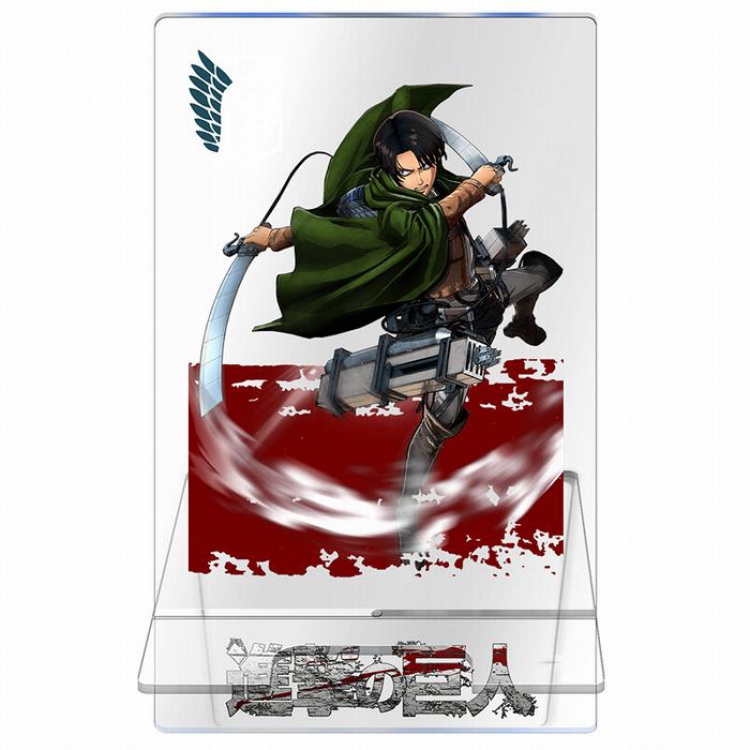 Shingeki no Kyojin Transparent acrylic phone holder 13CM Style B