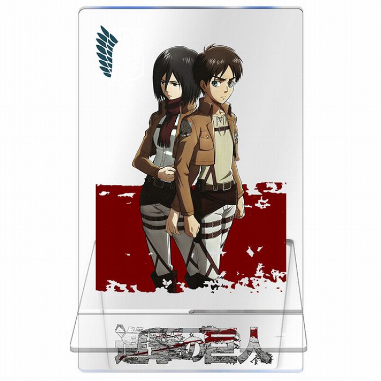 Shingeki no Kyojin Transparent acrylic phone holder 13CM Style C