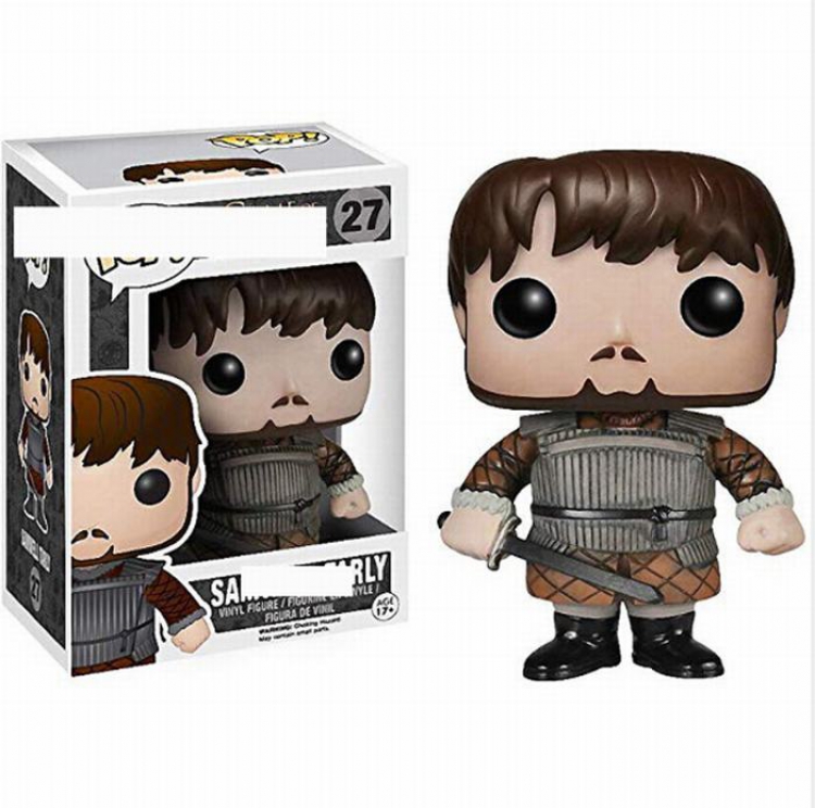 Game of Thrones Funko POP 27 Samwell Tarly Boxed Figure Decoration
