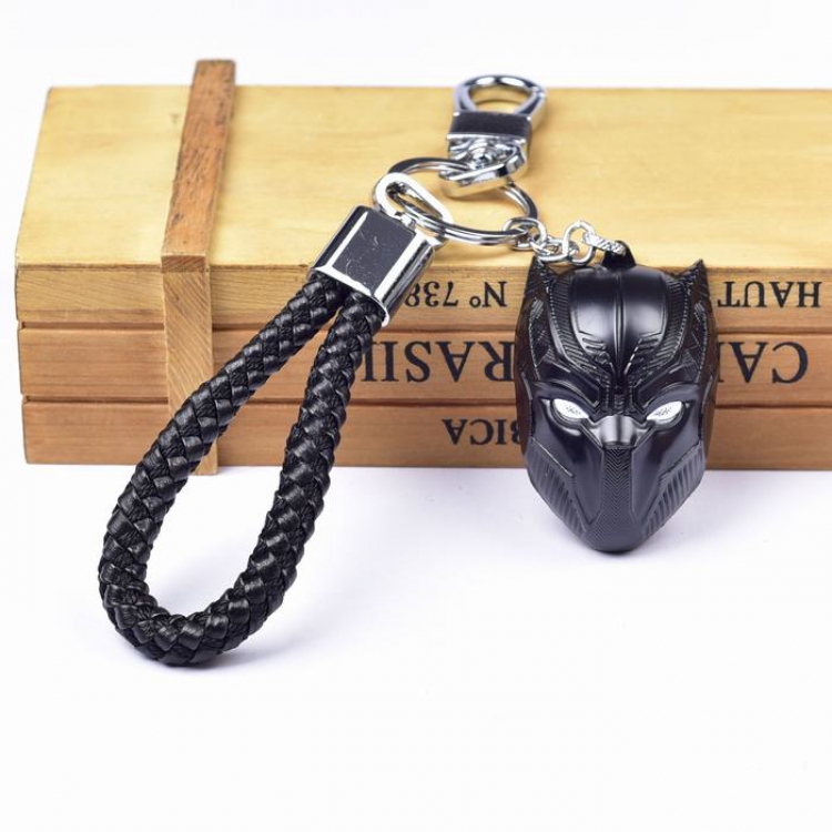 Black Panther Non-rotatable Keychain pendant
