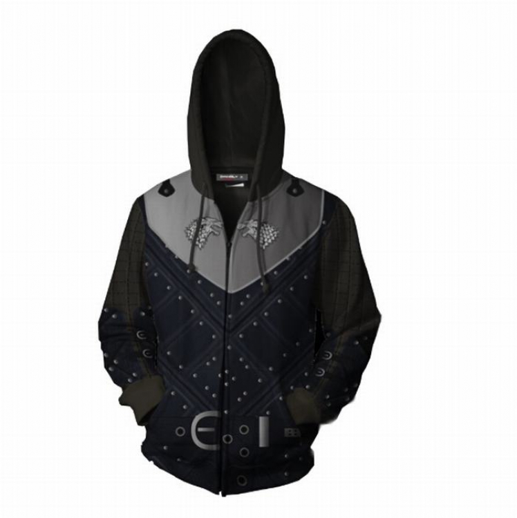 Game of Thrones Hoodie zipper sweater coat S M L XL XXL 3XL 4XL 5XL price for 2 pcs preorder 3 days