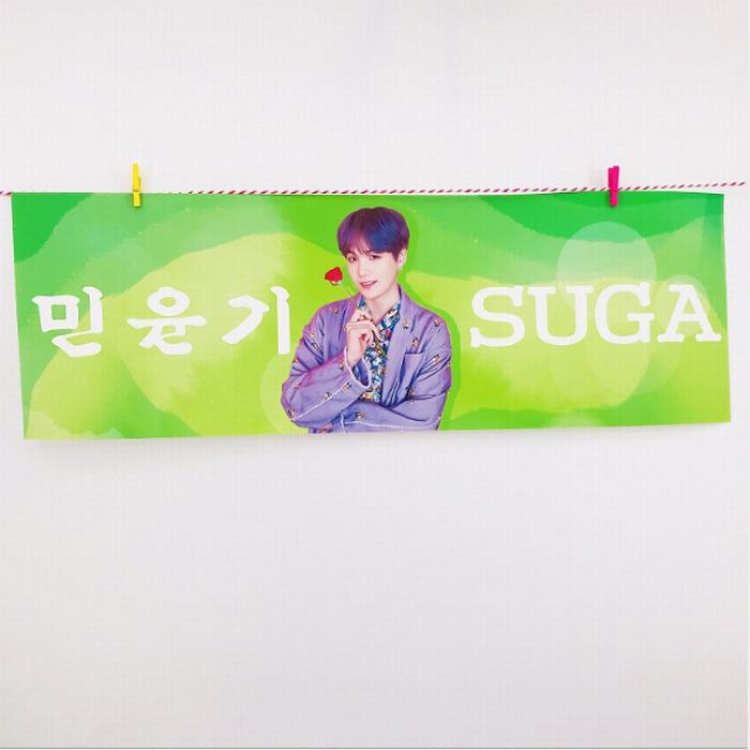 BTS Banner hand banner 15X45CM price for 5 pcs