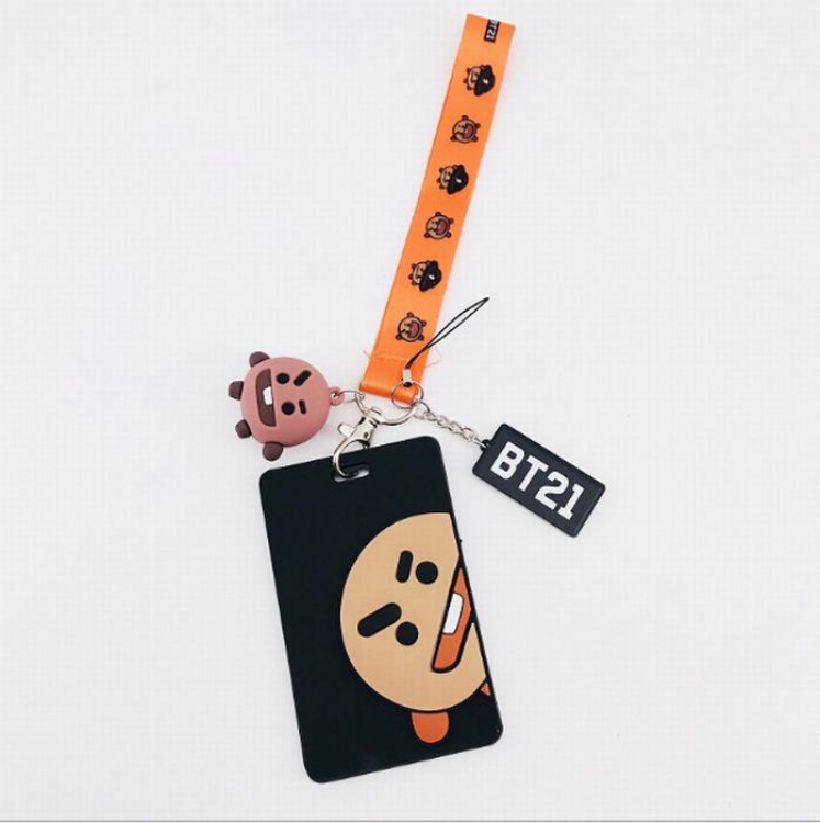 BTS BT21 Silicone stereo card holder 2X16CM price for 2 pcs