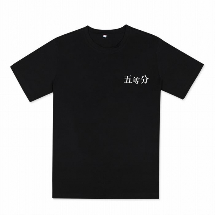 The Quintessential Quintuplets Printed Short Sleeve T-Shirt M L XL XXL
