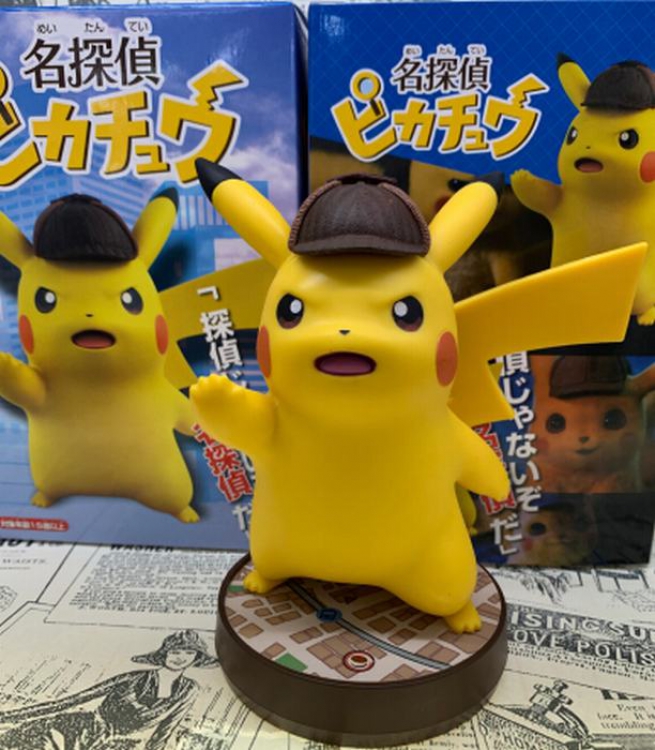 Pokémon Detective Pikachu Boxed Figure Decoration model 17CM