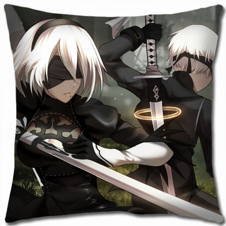 Nier:Automata Double-sided full color Pillow Cushion 45X45CM N5-15 NO FILLING