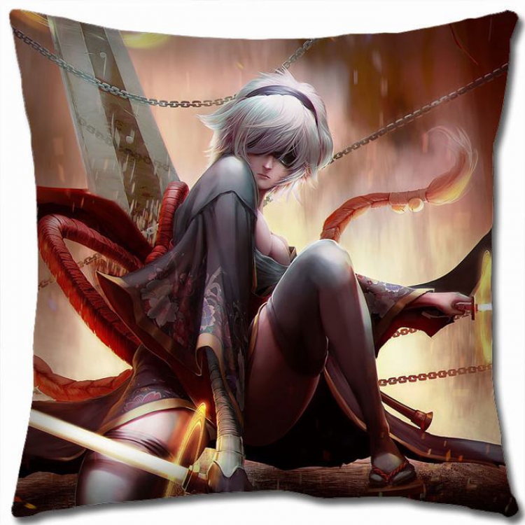 Nier:Automata Double-sided full color Pillow Cushion 45X45CM N5-27 NO FILLING