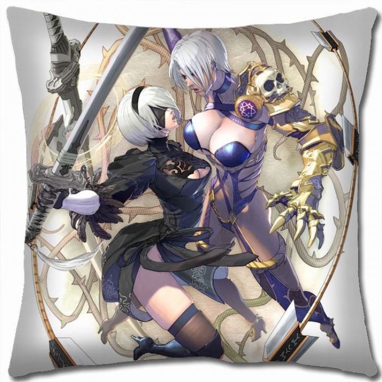 Nier:Automata Double-sided full color Pillow Cushion 45X45CM N5-36 NO FILLING