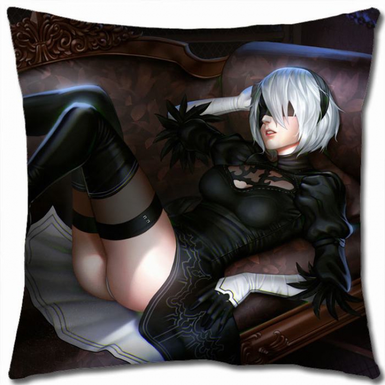Nier:Automata Double-sided full color Pillow Cushion 45X45CM N5-44 NO FILLING