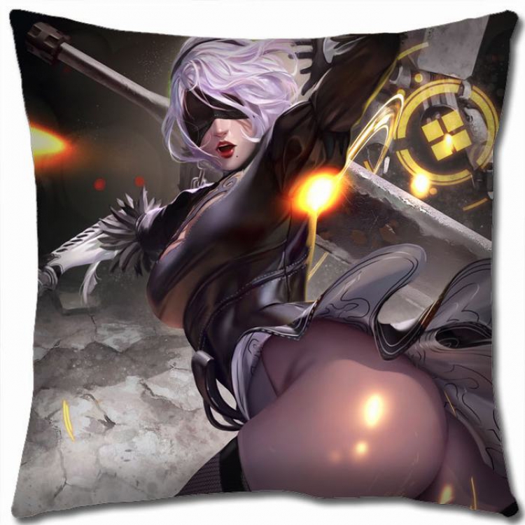 Nier:Automata Double-sided full color Pillow Cushion 45X45CM N5-101 NO FILLING