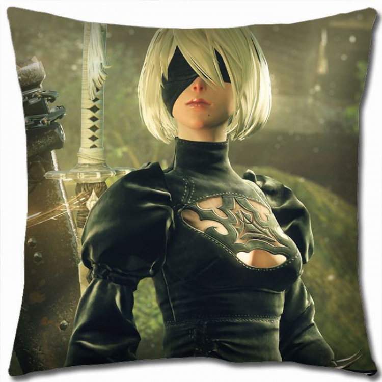 Nier:Automata Double-sided full color Pillow Cushion 45X45CM N5-90 NO FILLING