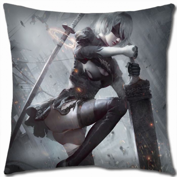 Nier:Automata Double-sided full color Pillow Cushion 45X45CM N5-91 NO FILLING