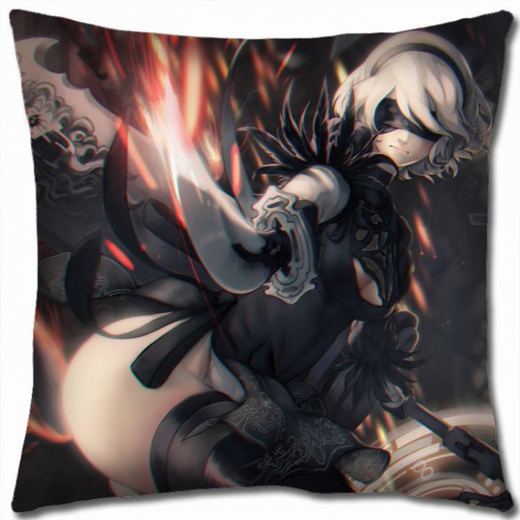 Nier:Automata Double-sided full color Pillow Cushion 45X45CM N5-92 NO FILLING