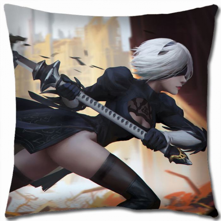 Nier:Automata Double-sided full color Pillow Cushion 45X45CM N5-94 NO FILLING