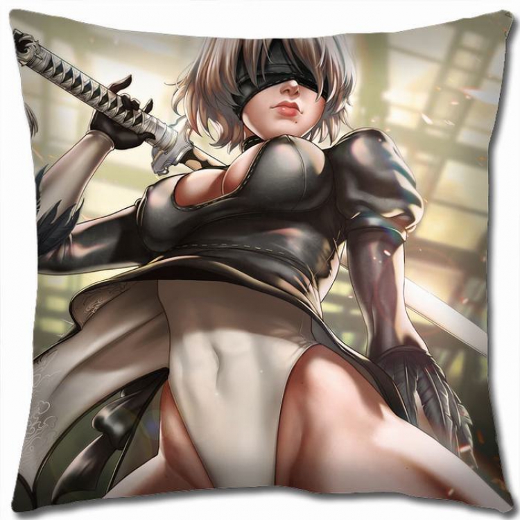 Nier:Automata Double-sided full color Pillow Cushion 45X45CM N5-97 NO FILLING
