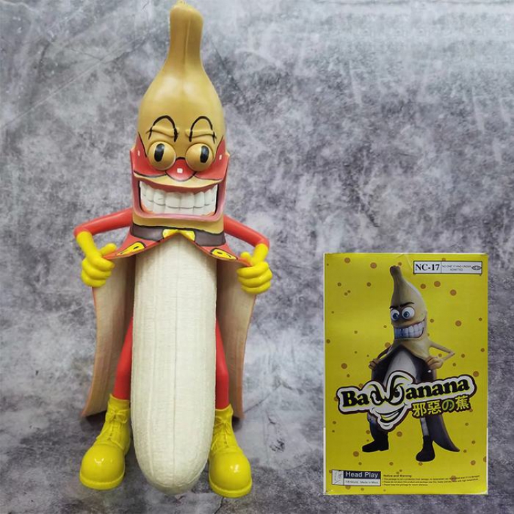 HeadPlay Banana man Cosplay Anpanman PVC Boxed Figure Decoration 12 inches