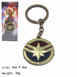 Captain Marvel Keychain pendan...