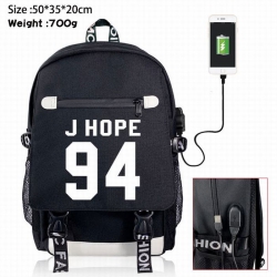 BTS Canvas Data line Backpack ...