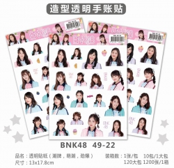 BNK48 Transparent Hand account...