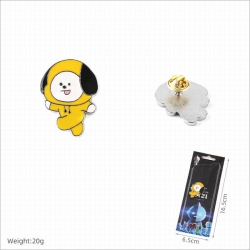 BTS BT21 Brooch badge Style B