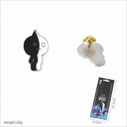 BTS BT21 Brooch badge Style E