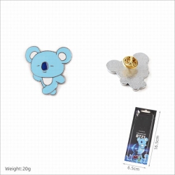 BTS BT21 Brooch badge Style G