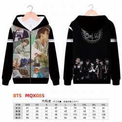 BTS Full color zipper hooded P...