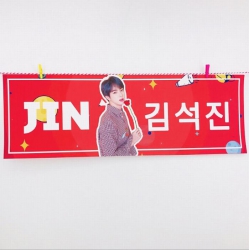 BTS Banner hand banner 15X45CM...