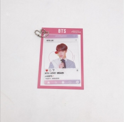 BTS Transparent card key ring ...