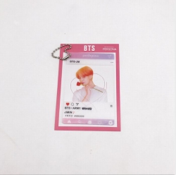 BTS Transparent card key ring ...