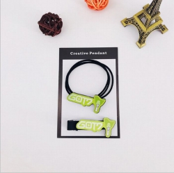 GOT7 Hair clip + hair rope set...