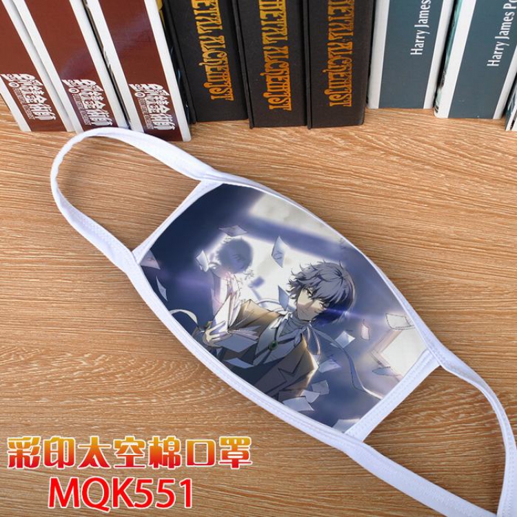 Bungo Stray Dogs Color printing Space cotton Mask price for 5 pcs MQK 551