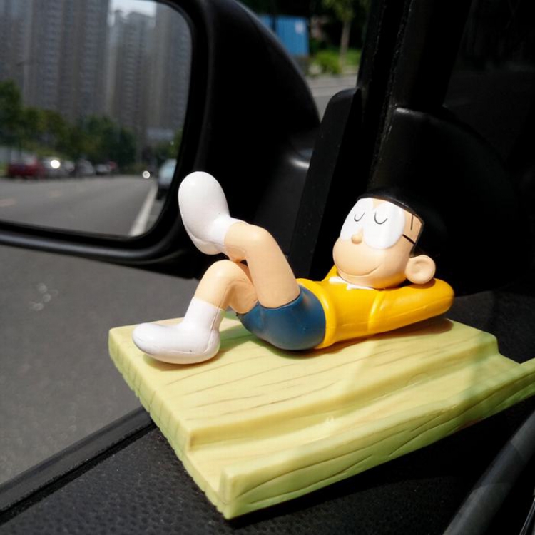 Doraemon Nobita Nobi Mobile phone holder Boxed Figure Decoration 8X6X4.5CM