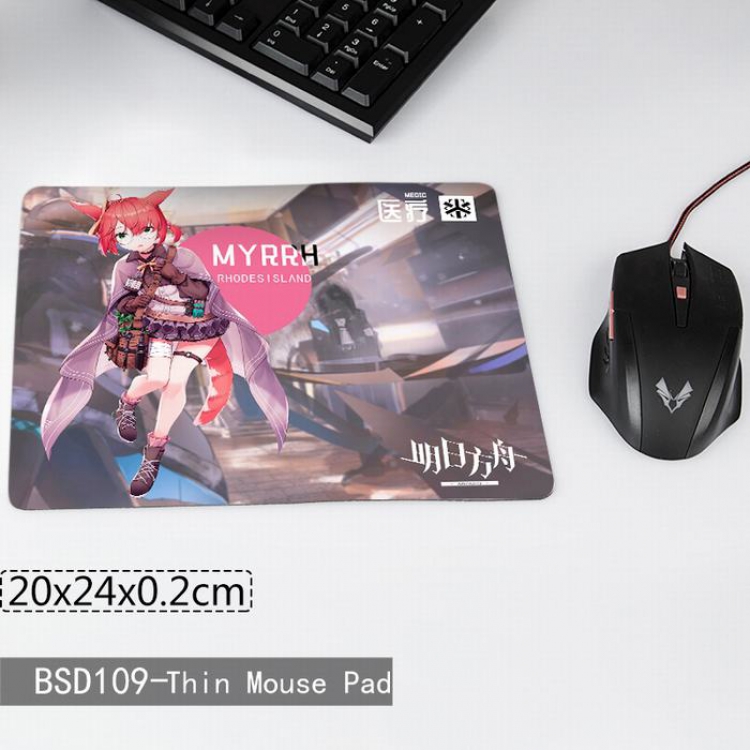Cartoon anime Printing cloth mouse pad 20X24X0.2CM BSD109