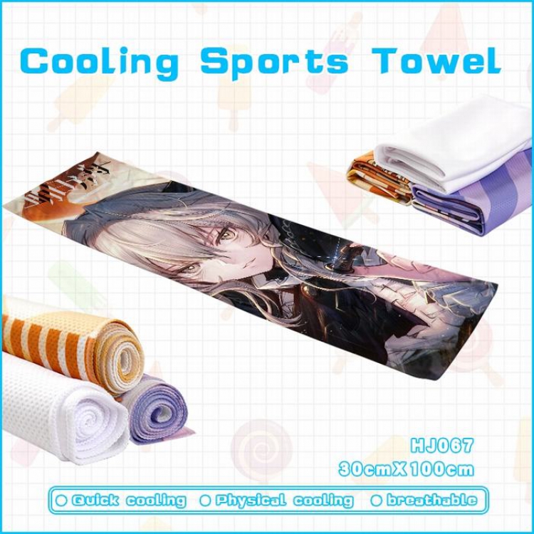 Cartoon anime Cooling Sports Towel 30X100CM HJ-067