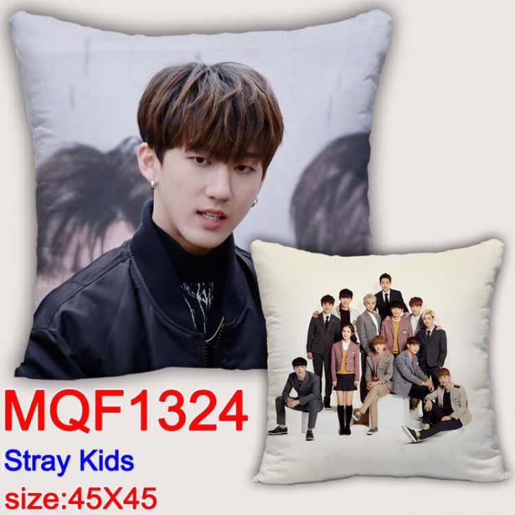 Stray Kids Double-sided full color Pillow Cushion 45X45CM MQF1324