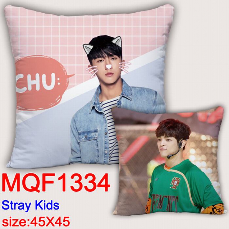 Stray Kids Double-sided full color Pillow Cushion 45X45CM MQF1334