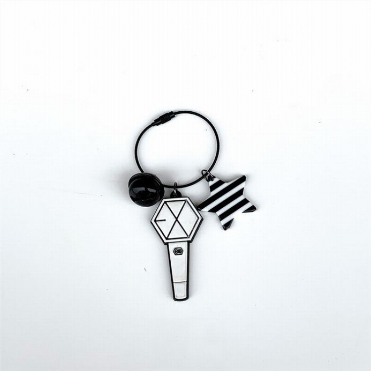EXO Soft glue with bell Keychain pendant 6.5CM 13G price for 5 pcs