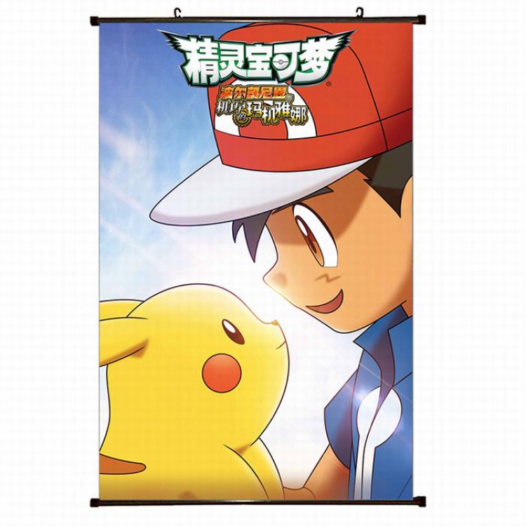 Pokemon Plastic pole cloth painting Wall Scroll 60X90CM preorder 3 days B1-37 NO FILLING