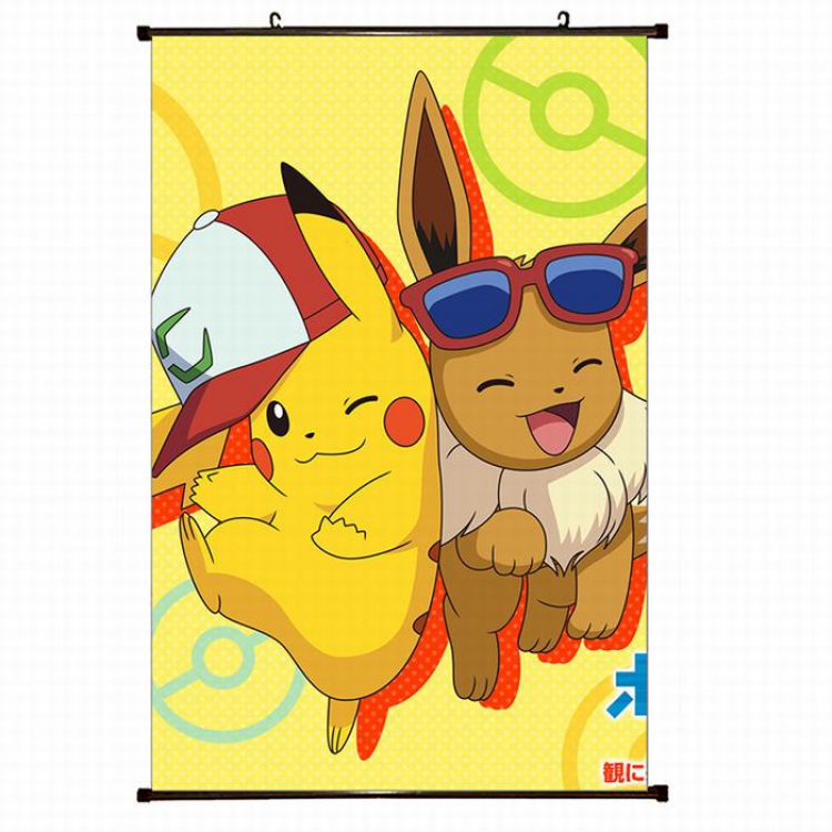 Pokemon Plastic pole cloth painting Wall Scroll 60X90CM preorder 3 days B1-98 NO FILLING