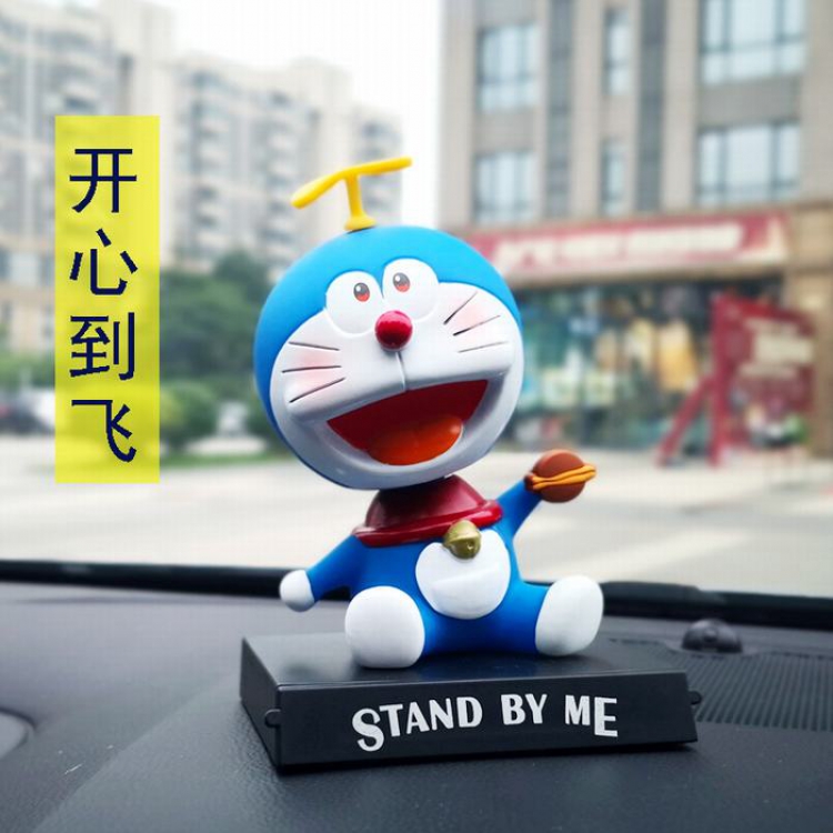 Doraemon Q version Shake head Boxed Figure Decoration 10CM Style G